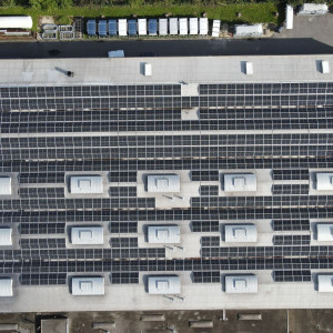 Die zweite Solaranlage – mit einer Leistung von 447,64 kWp – am Standort Königsbronn