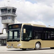 The Mercedes-Benz Citaro is waiting for its next assignment